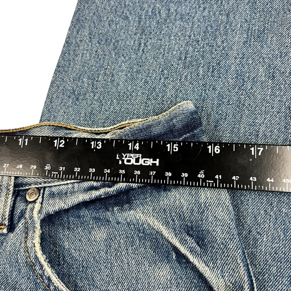 Vintage 90s Bullhead Men’s Loose Fit medium wash jeans SZ 31 X 30 - Picture 6 of 8